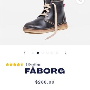 Duckfeet Faborg Black leather Boots